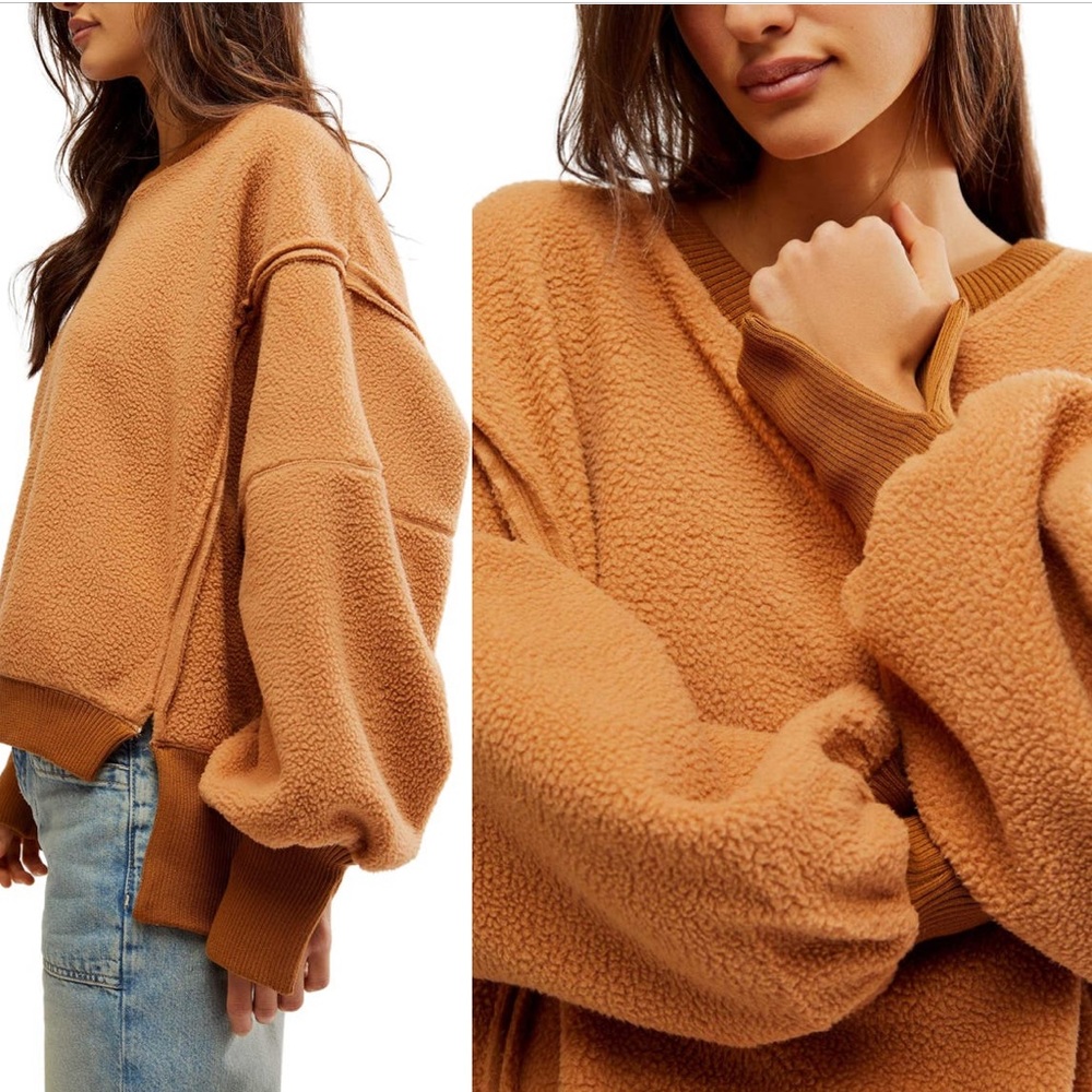 NWT Free People Cozy Camden Sweatshirt
